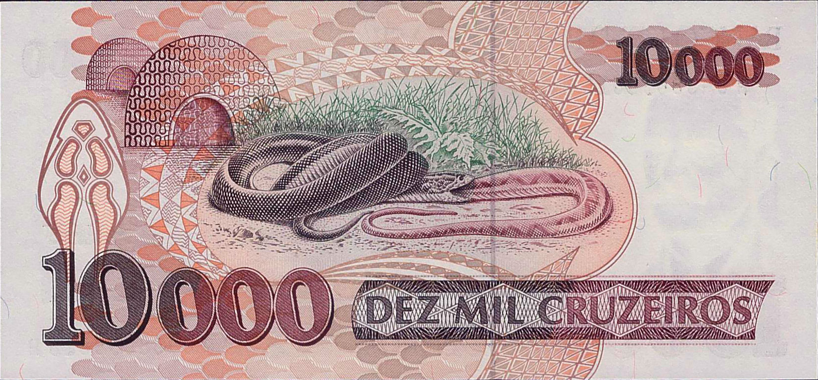 Brazil 10000 1991 UNC P-233/b